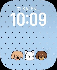 Light blue and dogs by B75