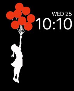 Banksy 5 Girl with Ballons by art for arts sake