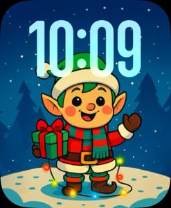 Cute Elf Christmas by MDS Watch Faces