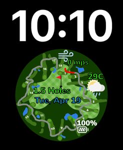 Golf Holes Walked - Apple by Brad C