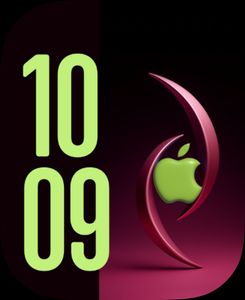 Apple Green and pink by B75