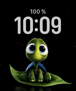 Turtle is happy by Vanessa