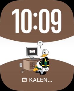 Donald Duck Computer nerd by B75