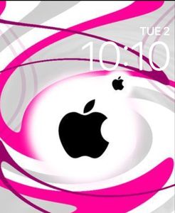 Pink Apple Swirl by Flymypc