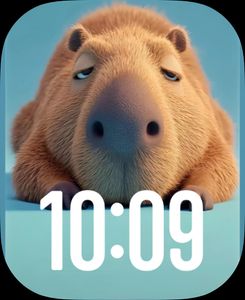 Keep calm like this capybara by B75