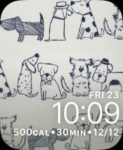 Pencil Dog Pattern by Emily