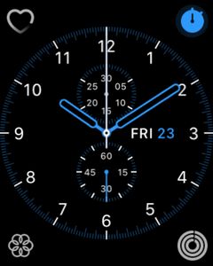 Blue Functional Chronograph by Sarah