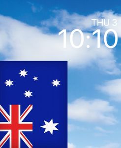 Australia Flag by art for arts sake