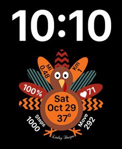 Apple Turkey Time by Linlay Designs™
