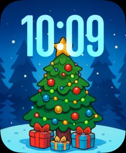 Cute Christmas Tree by MDS Watch Faces