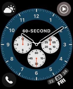 Chronograph In Blue by Robyn Arroyo