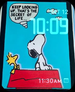 Snoopy: Keep looking up II by Carmen