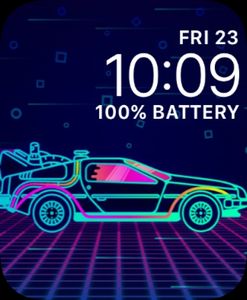 Neon Back to the Future by Flymypc