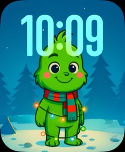 Cute Grinch Christmas by MDS Watch Faces