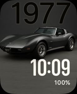 77 Corvette Black by Mágico Nº 10