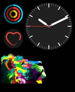 Colorful Lion by Robert Bürger