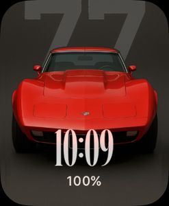 77 Corvette Red by Mágico Nº 10