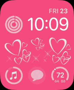 Hearts-pink by Xena