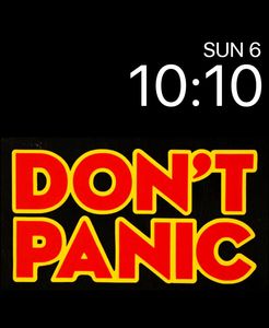 Dont Panic 1 by art for arts sake
