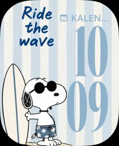 Snoopy surfin‘ by B75