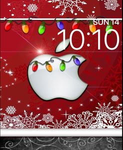 Apple Christmas Lights by Flymypc