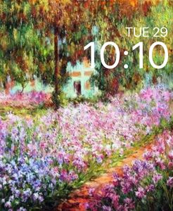 The Artist's Garden at Giverny by art for arts sake