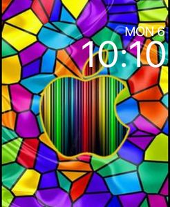 Stained Glass Apple by Flymypc