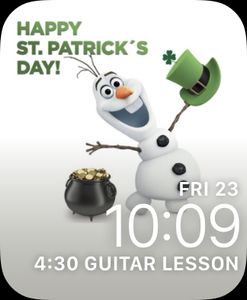 Olaf: St. Patrick’s Day by Carmen