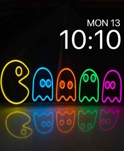 Pac-Man-Neon by Flymypc