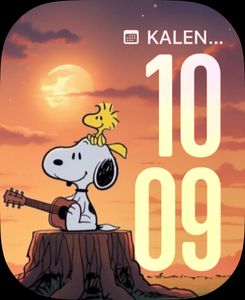 Sunset with Snoopy by B75
