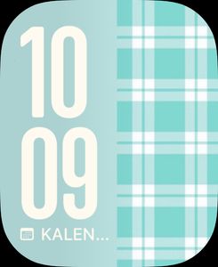 Turquoise Checkered by B75