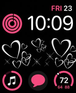 Sparkling hearts by Xena