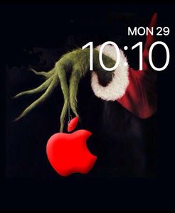 Apple Grinch by Flymypc