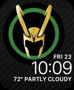 Loki Helmet Logo by Carol