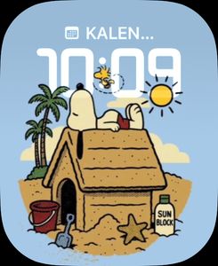 Snoopy at the beach by B75