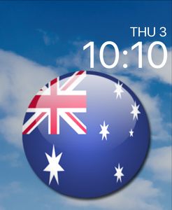 Australia Flag by art for arts sake
