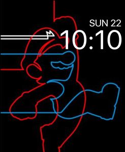Neon Mario by Flymypc