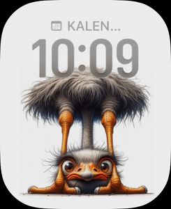 Cute ostrich by B75