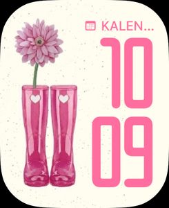 Pink rubber boots by B75