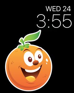 Smiling Orange by Christopher