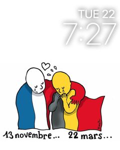 Pray for Brussels, by Plantu by Ariel