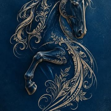 Filigree Midnight Stallion🐴 by Turtle_Angel