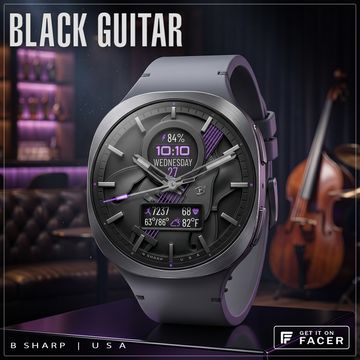 B# | Black Guitar by B Sharp Watches