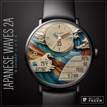 B# | Japanese Waves 2Aʷᶠᶠ by B Sharp Art