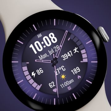 Purple - Hybrid Timekeeper by StarWatchfaces