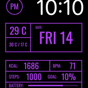 AW122 Digital Informative by DADAM Watch Faces