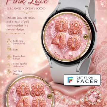 Pink Lace by Santa Claus Hart