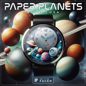 B# - Paper Planets A by B Sharp Art
