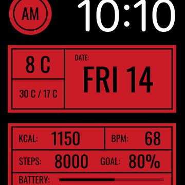 AW121 Digital Informative by DADAM Watch Faces