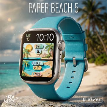 B# Art | Paper Beach 5 by B Sharp Art